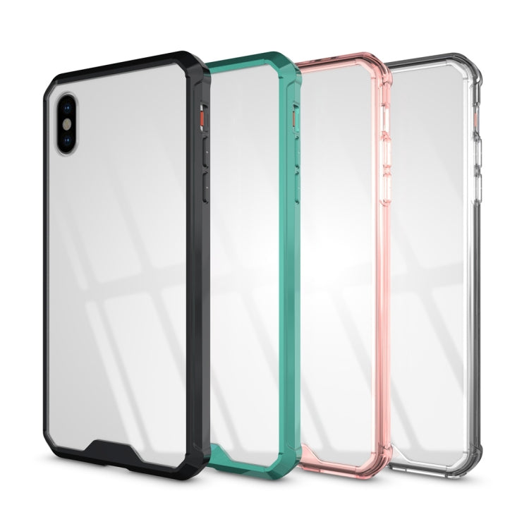 For iPhone XS Max Acrylic + TPU Shockproof Transparent Armor Case, For iPhone XS Max