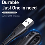 Mcdodo CA-6361 플라잉 피쉬 시리즈 8핀 to USB LED 케이블, 길이: 1.2m