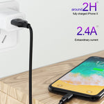 WK WDC-092 3m 2.4A 최대 출력 풀 스피드 프로 시리즈 USB to 8핀 데이터 동기화 충전 케이블, 3m 8핀