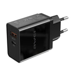 awei C-980 18W PD USB-C / 타입-C + QC 3.0 USB 인터페이스 고속 충전 여행용 충전기, EU 플러그
