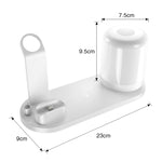WS6 10W 2 USB 포트 + USB-C / 타입-C 포트 다기능 데스크 램프 + Qi 무선 충전기