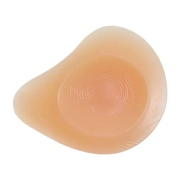 AS3 Spiral Shape Postoperative Rehabilitation Fake Breasts Silicone Breast Pad Nipple Cover 260g/Left, 260g/Left