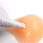 AS9 Spiral Shape Postoperative Rehabilitation Fake Breasts Silicone Breast Pad Nipple Cover 600g/Right, 600g/Right