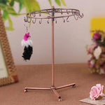 Retro Rotatable Scarf Bracelet Pendant Necklace Jewelry Display Storage Rack