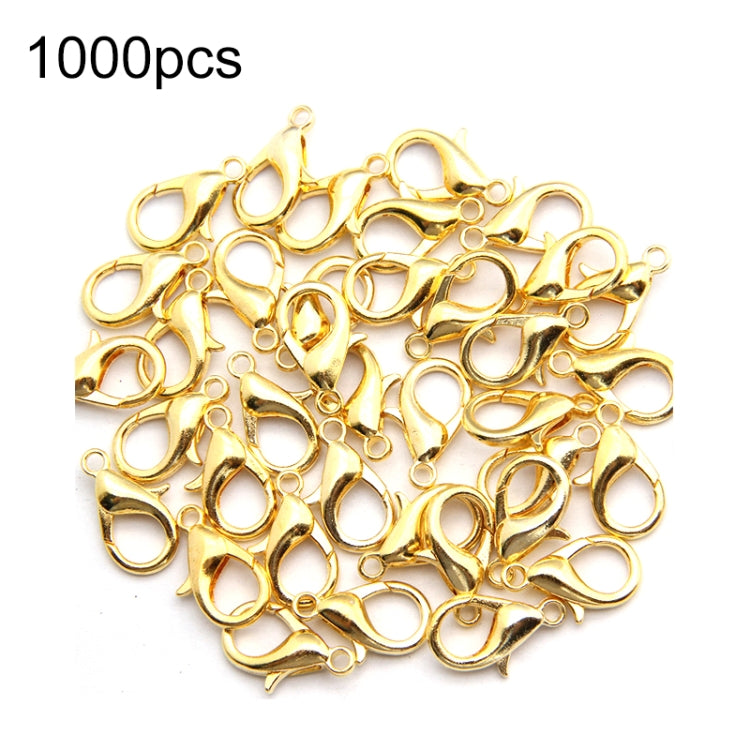 1000개 12mm DIY 쥬얼리 액세서리 고품질 합금 랍스터 클로, 1000개