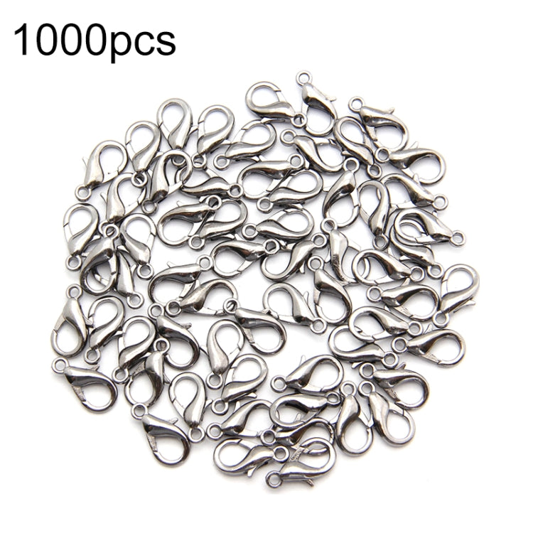1000개 12mm DIY 쥬얼리 액세서리 고품질 합금 랍스터 클로, 1000개