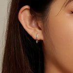 SCE1615 스털링 실버 S925 심플 다용도 별 귀걸이, SCE1615