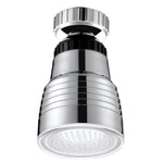 SDF-B10 1 LED ABS 온도 센서 RGB LED 수도꼭지 조명 워터 글로우 샤워, 크기: 58 x 38mm, 인터페이스: 22mm (실버), SDF-B10
