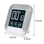 TS-83 터치 타이머 알람 시계 주방 음식 LCD 대형 화면 카운트다운 전자 알림, TS-83
