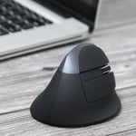 DELUX M618 미니 2.4G 무선 2400DPI USB 충전식 인체공학적 수직 마우스, M618 그레이