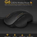 iMICE G6 무선 마우스 2.4G 사무용 마우스 6버튼 게이밍 마우스