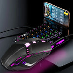 HXSJ S200 USB2.0 1600dpi 조절 가능 4키 컬러풀 발광 유선 게이밍 마우스, 길이: 1.5m