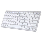 WB-8022 iPad, 삼성, 화웨이, 샤오미, 태블릿 PC 또는 스마트폰용 초슬림 무선 블루투스 키보드, 프랑스어 키, 프랑스어 키