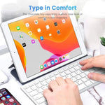 WB-8022 iPad, 삼성, 화웨이, 샤오미, 태블릿 PC 또는 스마트폰용 초슬림 무선 블루투스 키보드, 프랑스어 키, 프랑스어 키