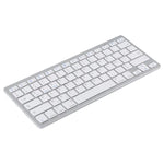 WB-8022 iPad, 삼성, 화웨이, 샤오미, 태블릿 PC 또는 스마트폰용 초슬림 무선 블루투스 키보드, 프랑스어 키, 프랑스어 키