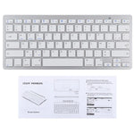 WB-8022 iPad, 삼성, 화웨이, 샤오미, 태블릿 PC 또는 스마트폰용 초슬림 무선 블루투스 키보드, 프랑스어 키, 프랑스어 키