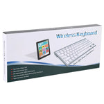 WB-8022 iPad, 삼성, 화웨이, 샤오미, 태블릿 PC 또는 스마트폰용 초슬림 무선 블루투스 키보드, 프랑스어 키, 프랑스어 키