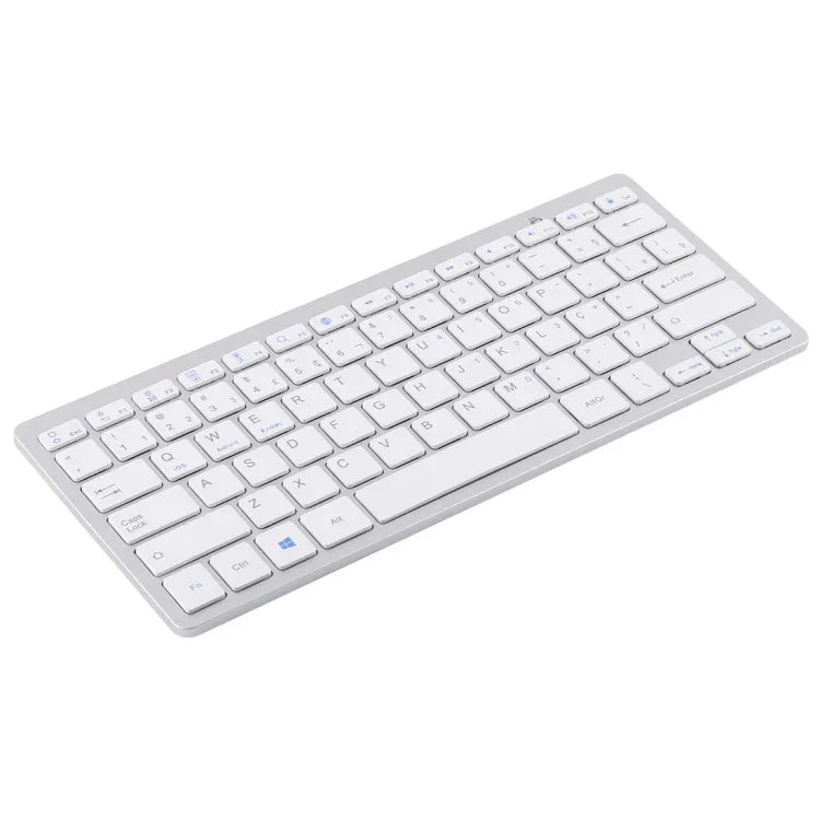 WB-8022 Ultra-thin Wireless Bluetooth Keyboard, Portuguese Keys, Portuguese Keys