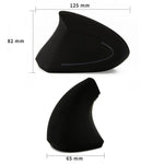 CM0093 Wired Version 2.4GHz Three-button Vertical Mouse for Left-hand, Resolution: 1000DPI / 1200DPI / 1600DPI, Cable Length：1.7m, Wired Version