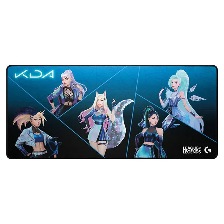 로지텍 G840 KDA 게이밍 키보드 마우스 패드 테이블 매트, 크기: 900x400x3mm