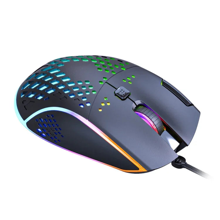 iMICE T97 게이밍 마우스 RGB LED 라이트 USB 7버튼 7200 DPI 유선 게이밍 마우스