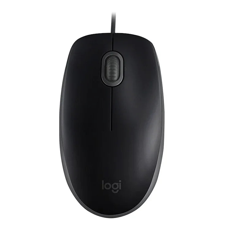 로지텍 M110 1000DPI 유선 마우스 USB 무소음 마우스