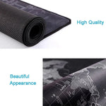 Extended Large Anti-Slip World Map Pattern Soft Rubber Smooth Cloth Surface Game Mouse Pad Keyboard Mat, Size: 60 x 30cm, Size: 60 x 30cm