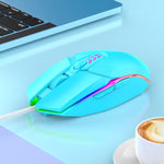 S700 컬러풀 라이트 USB 유선 오피스 게이밍 마우스