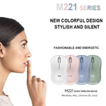 로지텍 M221 패션 무소음 무선 마우스