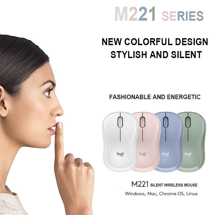 로지텍 M221 패션 무소음 무선 마우스