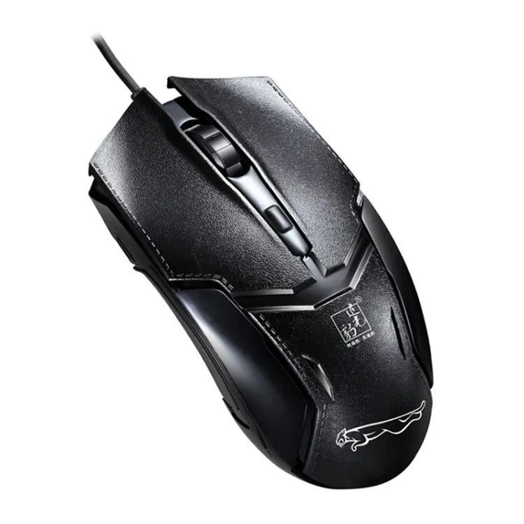 Chasing Leopard 179 USB 1600DPI 3단계 조절 유선 광학 게이밍 마우스, 길이: 1.3m, 179