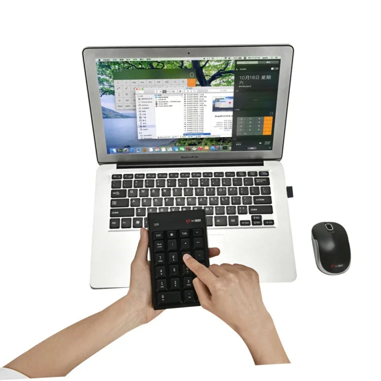 MC Saite MC-61CB 2.4GHz 무선 마우스 + 22키 숫자 패드 키보드 USB 리시버 세트 컴퓨터 PC 노트북용