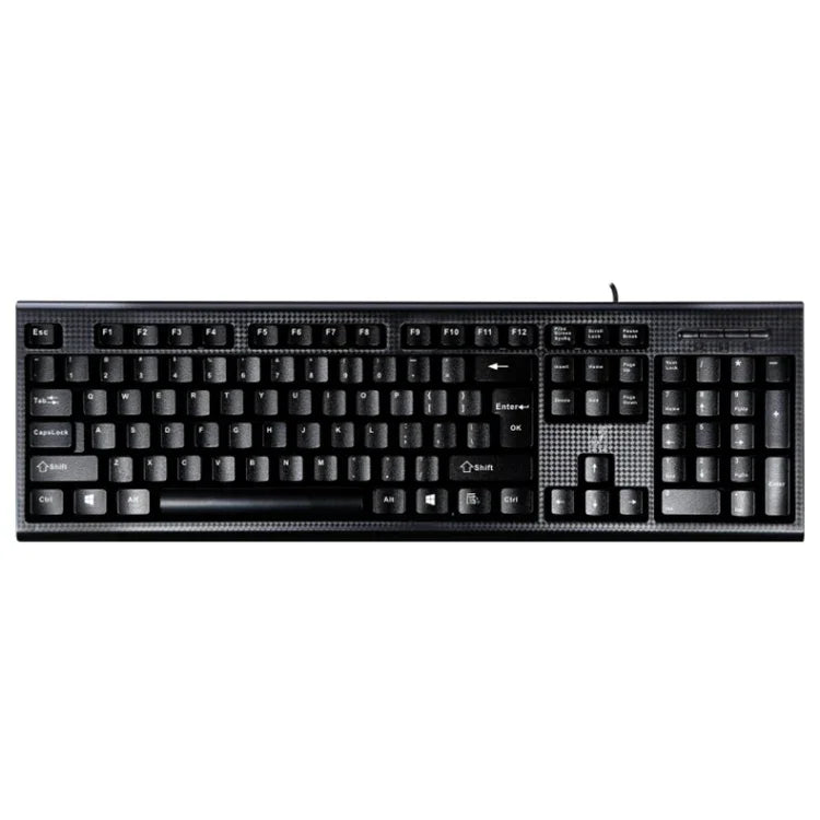 ZGB Q9 104키 USB 유선 그리드 텍스처 일반 게이밍 오피스 키보드