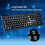 ZGB Q9 104키 USB 유선 그리드 텍스처 일반 게이밍 오피스 키보드
