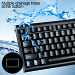 ZGB Q9 104키 USB 유선 그리드 텍스처 일반 게이밍 오피스 키보드