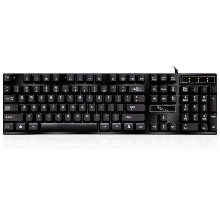 ZGB Q17 104키 USB 유선 서스펜션 게이밍 오피스 키보드 노트북 PC용