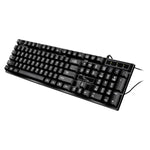 ZGB Q17 104키 USB 유선 서스펜션 게이밍 오피스 키보드 노트북 PC용