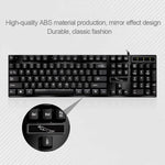 ZGB Q17 104키 USB 유선 서스펜션 게이밍 오피스 키보드 노트북 PC용