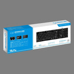 ZGB Q17 104키 USB 유선 서스펜션 게이밍 오피스 키보드 노트북 PC용