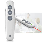 Doosl DSIT007 2.4GHz 충전식 파워포인트 프레젠테이션 무선 클릭커 리모컨 펜, 제어 거리: 10m(화이트), DSIT007
