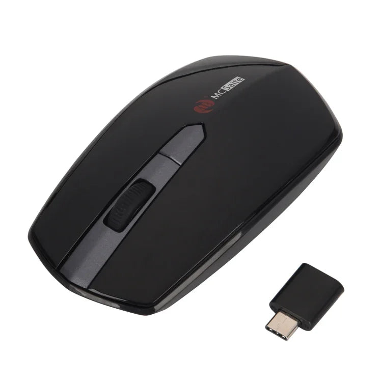 MCSaite MC-369AG USB-C / 타입-C 1600DPI 3단계 조절 4버튼 무선 광학 마우스
