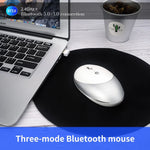 HXSJ T36 2.4G 블루투스 5.0+3.0 3모드 무소음 디자인 무선 블루투스 마우스