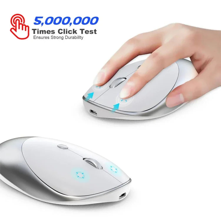 HXSJ T36 2.4G 블루투스 5.0+3.0 3모드 무소음 디자인 무선 블루투스 마우스