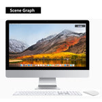 TM-823 2.4G 1200 DPI 무선 터치 스크롤 광학 마우스, Mac 데스크탑 노트북용