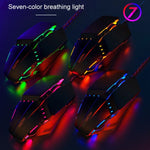 YINDIAO 6 Keys Gaming Office USB Mute Mechanical Wired Mouse, Mute Mouse(Black)
