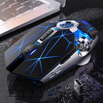 YINDIAO A7 2.4GHz 1600DPI 3단계 조절 7키 충전식 RGB 라이트 무선 무소음 게이밍 마우스