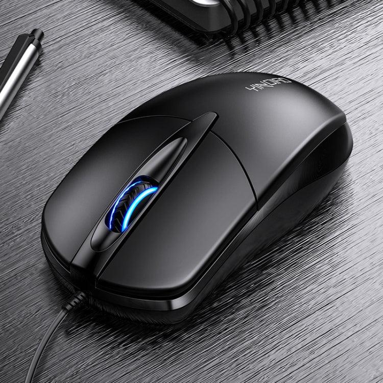 YINDIAO G2 1000DPI 3키 RGB 라이트 유선 비즈니스 마우스
