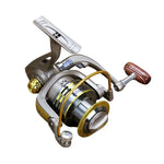 YUMOSHI 풀 메탈 볼 베어링 로커 핸들 휠 시트 낚시 스피닝 릴, GS1000, GS2000, GS3000, GS4000, GS5000, GS6000, GS7000