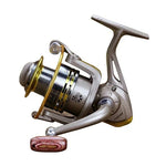 YUMOSHI 풀 메탈 볼 베어링 로커 핸들 휠 시트 낚시 스피닝 릴, GS1000, GS2000, GS3000, GS4000, GS5000, GS6000, GS7000