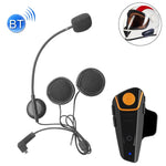 BT-S2 단일 2.4GHz 블루투스 V3.0 인터폰 헬멧용 헤드셋, 자동 응답, FM 지원, 최대 1000m 인터콤 거리, BT-S2 단일